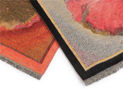 Zimní šála / pléd s třásněmi 70x185 cm