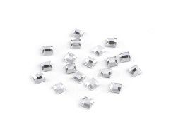 Nažehlovací kamínky hotfix čtvereček rovné broušení 4x4 mm