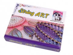 Kreativní sada String Art - tvoříme se šnůrkami 15x20 cm