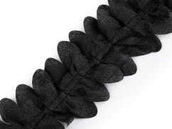 Volán ke zdobení oděvů a tvoření květů šíře 80 mm