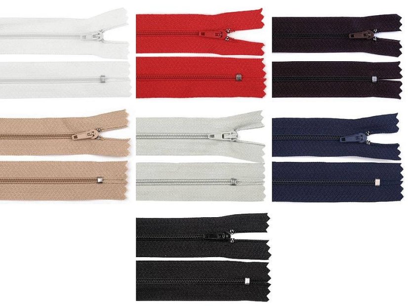 Spirálový zip šíře 3 mm délka 45 cm pinlock