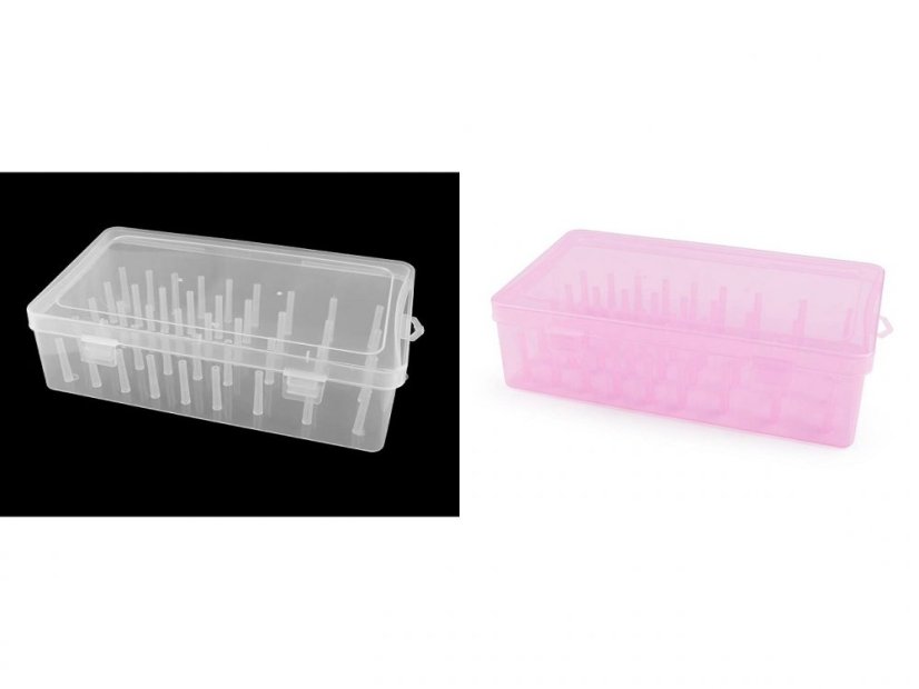 Plastový box na 42 ks nití