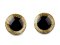 Oči glitrové s pojistkou Ø25 mm