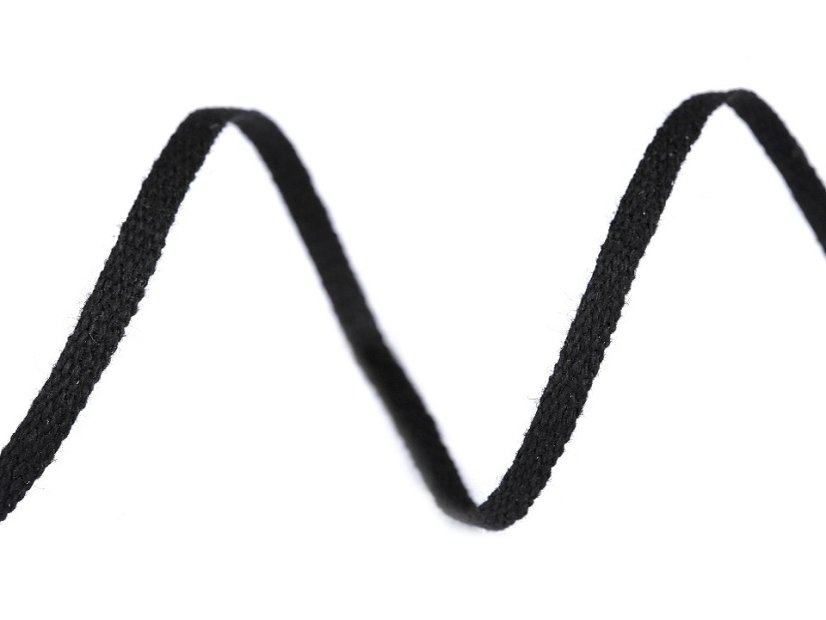 Bavlněná šňůra - pertle šíře 3 mm