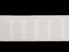 Řasící stuha na závěsy šíře 75 mm s poutky na kovové háčky