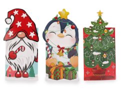 Vánoční / mikulášský dárkový sáček sada 3 ks