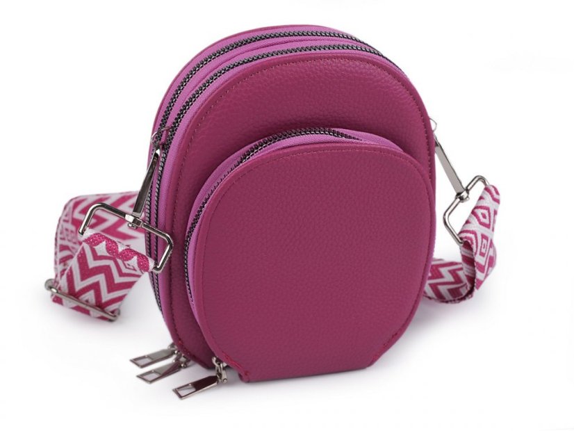 Dámská / dívčí kabelka crossbody s popruhem 15x18 cm