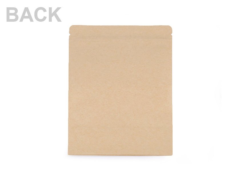 Papírový sáček s průhledem natural, malý