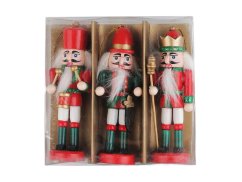 Vánoční dřevěný vojáček / louskáček mix