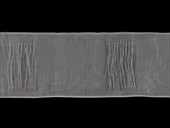 Záclonovka šíře 10 cm s poutky k navlečení na tyč