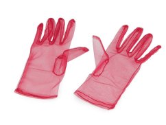 Společenské rukavice tylové