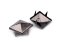 Cvočky na oblečení 12x12mm pyramida