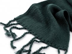 Zimní šála pletená 27x175 cm