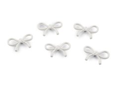 Kovové korálky / přívěsky mašle 13x20 mm