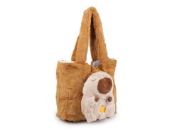 Kožešinová kabelka kapybara 33x26 cm