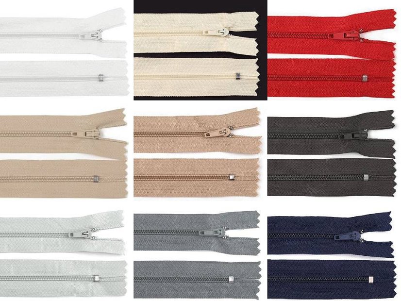 Spirálový zip šíře 3 mm délka 50 cm pinlock