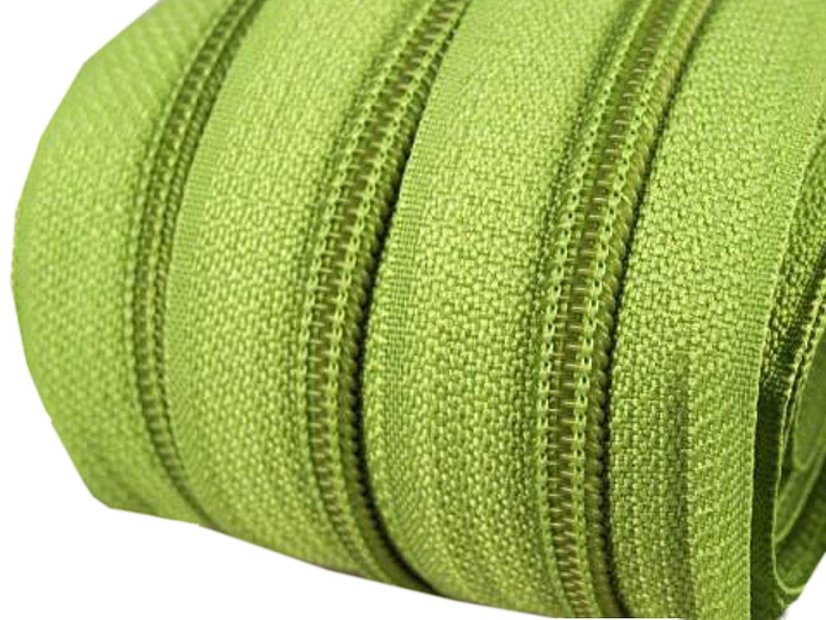 Zip spirálový 5 mm metráž pro jezdce typu POL