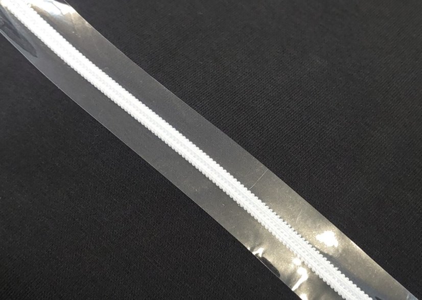 Zip spirálový šíře 6 mm metráž transparent