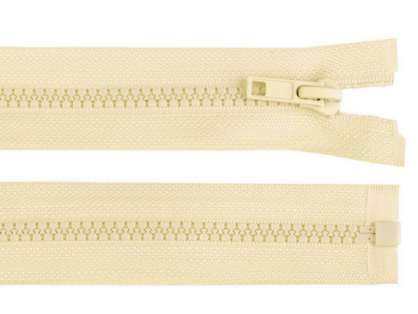 Kostěný zip šíře 5 mm délka 85 cm bundový