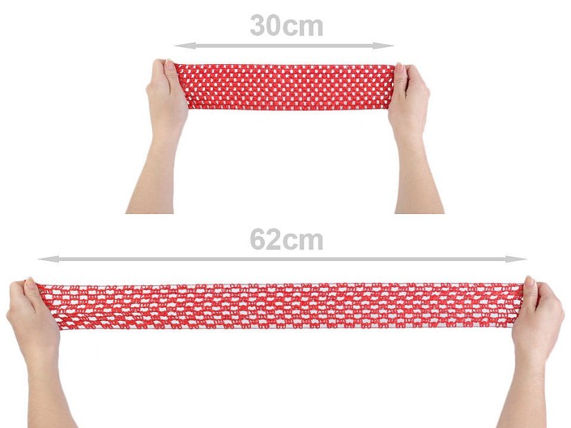 Síťovaná pruženka šíře 7 cm pro výrobu tutu sukýnek