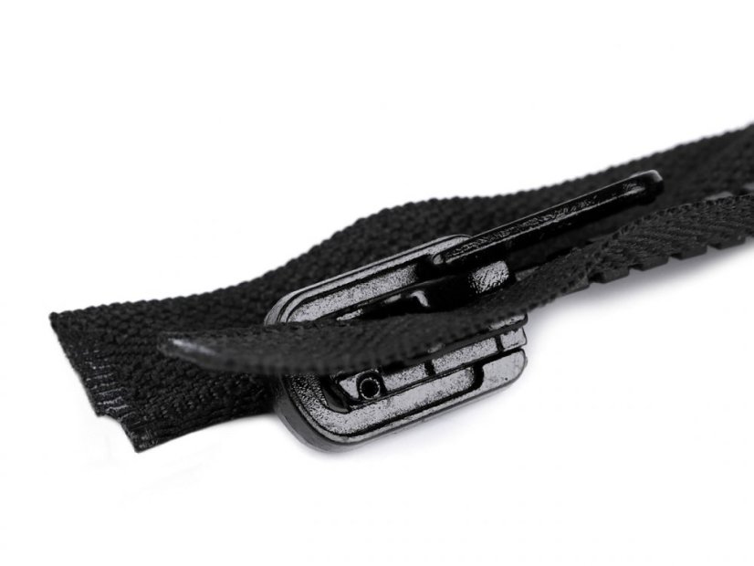 Kostěný zip šíře 5 mm délka 70 cm oboustranný