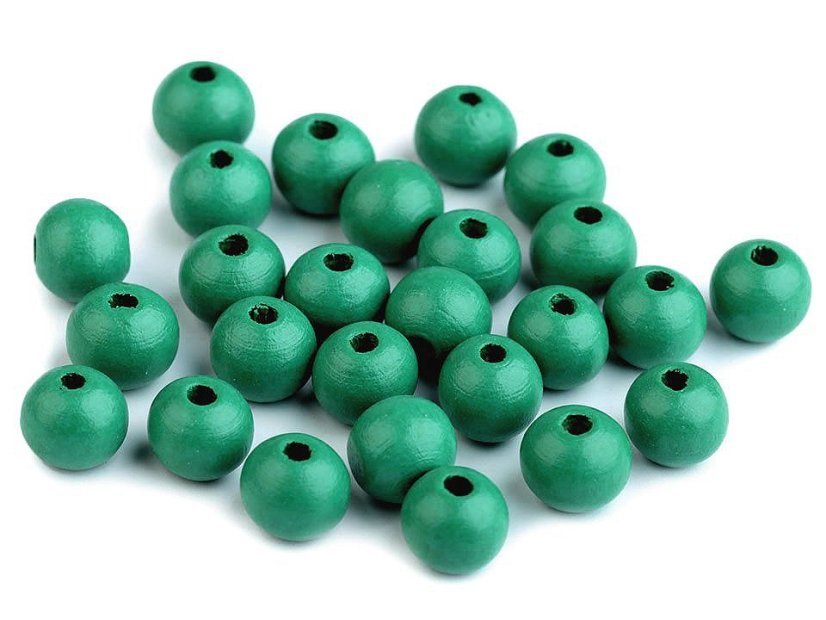 Dřevěné korálky Ø10 mm