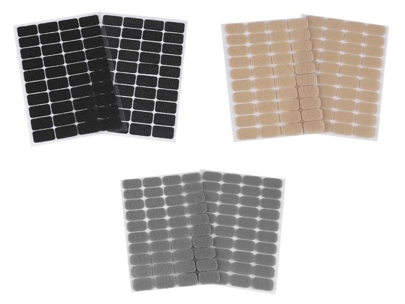 Suchý zip samolepicí obdélníčky 15x25 mm