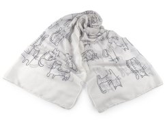 Letní šátek / šála kočky 70x180 cm