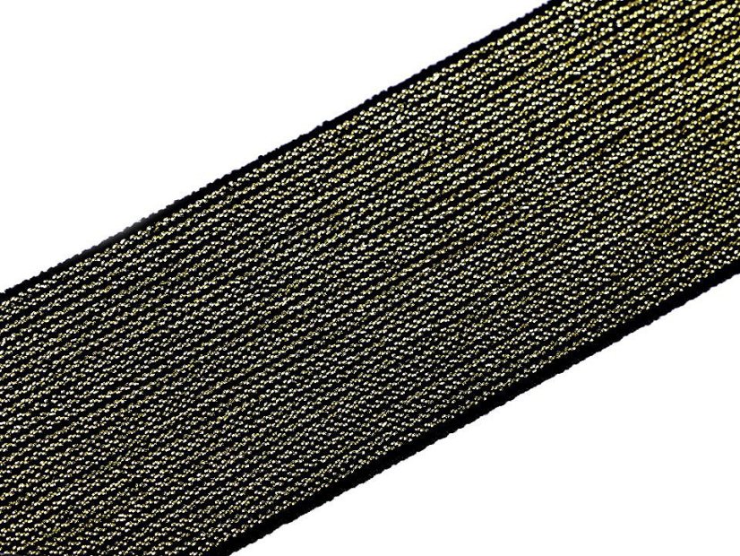 Pruženka s lurexem šíře 48 mm