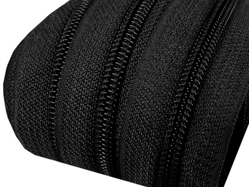 Zip spirálový 3 mm metráž pro jezdce typu ASIC