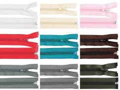 Spirálový zip šíře 5 mm délka 45 cm bundový POL