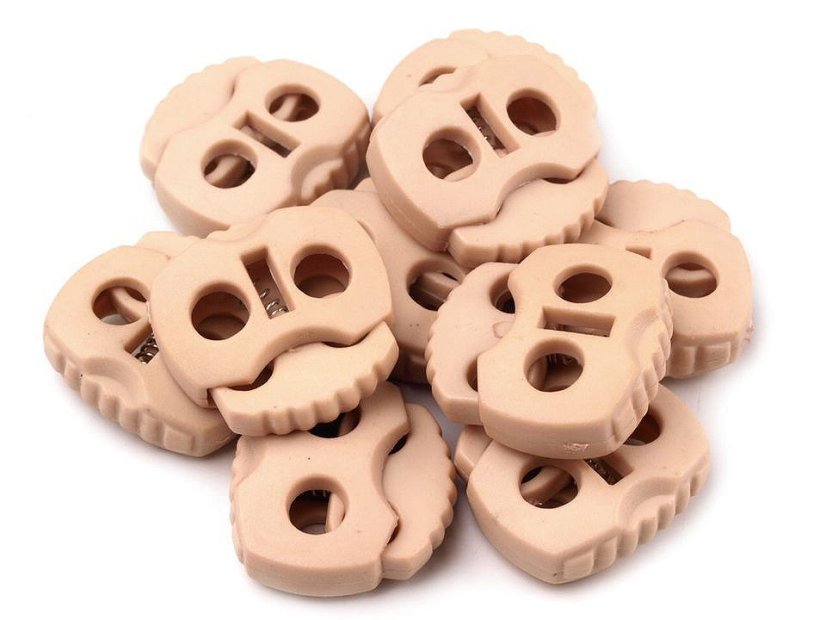 Brzdičky s dvěmi dírkami 20x20 mm