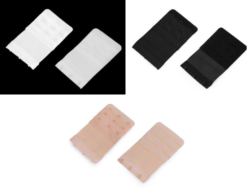 Prodloužení obvodu podprsenky šíře 55 mm trojřadé