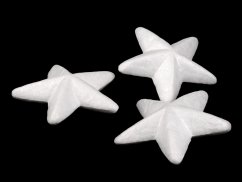 Hvězda 3D Ø8,5 cm polystyren