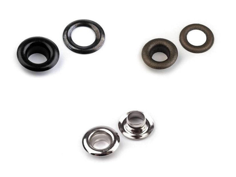 Průchodky s podložkou vnitřní Ø7 mm / vnější Ø13 mm