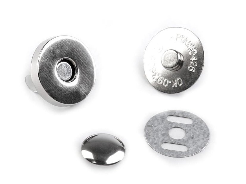 Magnetické zapínání Ø18 mm s nýtkem Magnetické zapínání Ø18 mm s nýtkem