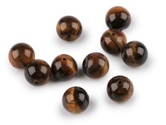 Tygří oko, minerální korálky Ø10 mm