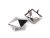 Cvočky na oblečení 12x12mm pyramida