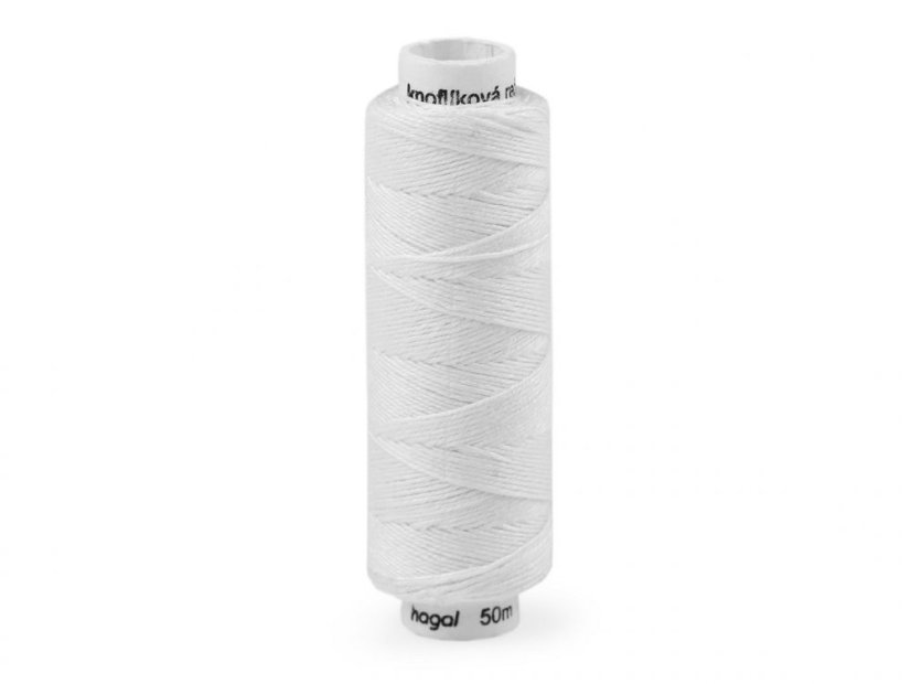 Nitě lněné knoflíkové 50 m