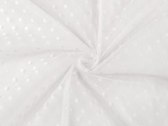 Tyl jemně pružný s puntíky