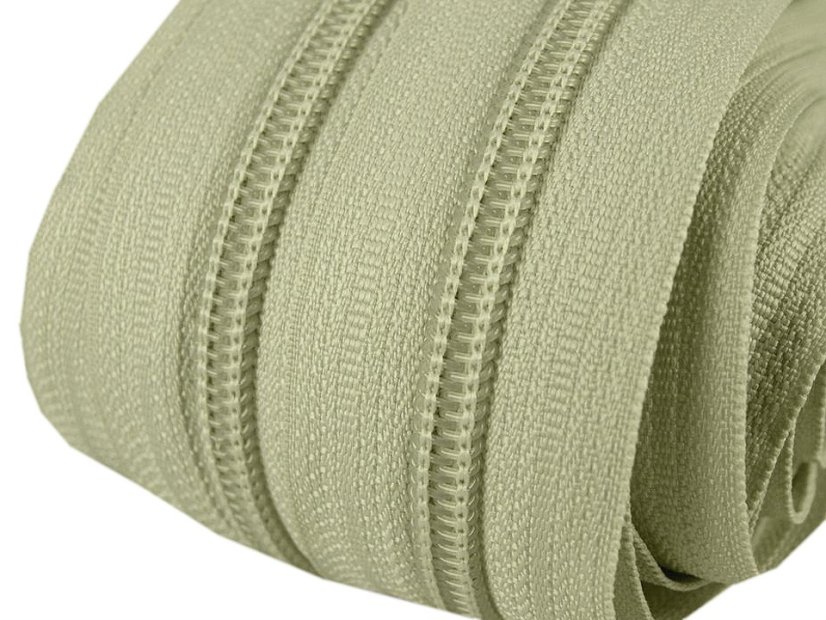 Zip spirálový 5 mm metráž pro jezdce typu POL