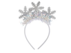 Čelenka do vlasů vločky, vánoční / párty