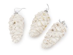 Vánoční šišky k zavěšení 9 cm