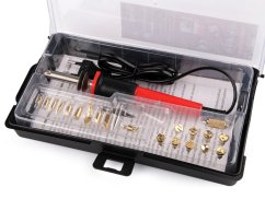 Sada na vypalování do dřeva, kůže - gravírovací pero, pyrograf, pájka