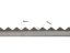 Nůžky entlovací délka 24 cm obloučky / zoubky