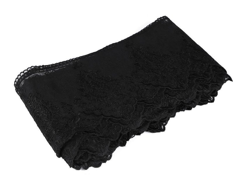 Vyšívaný prýmek na monofilu šíře 15 cm