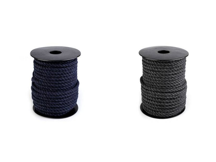 Bavlněná šňůra kroucená Ø5 a 6 mm