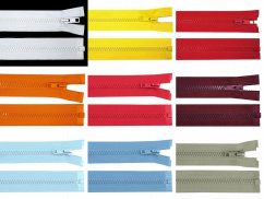Kostěný zip šíře 5 mm délka 85 cm bundový