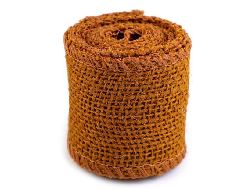 Jutová stuha přírodní šíře 60 mm