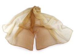 Letní šátek / šála ombré 50x155 cm